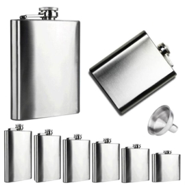 Clean Stainless steel flask - XL - No Logo - 10 oz