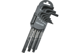 Torx/Star set, Inch, with tool-clip - Rothewald