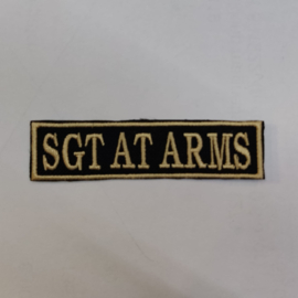 Golden PATCH - Flash / Stick - SGT AT ARMS - Sergeant at arms