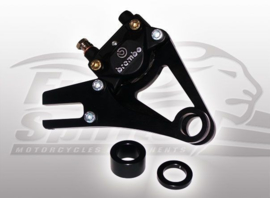 FREE SPIRITS - Rear brake caliper 2 pot kit (Black) for Harley-Davidson XR1200