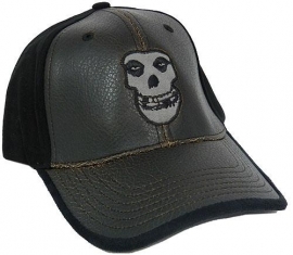 Leather/Suede logo Cap - Misfits - Clearance / End of Stock