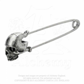 Alchemy - Large Pin Head - Kilt Pin - Safety Pin - Skull