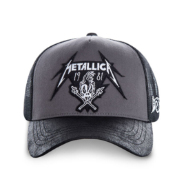 VON DUTCH METALLICA TRUCKER CAP BLACK