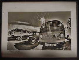 Steve Moss, VW Volkswagen Art Print - Framed