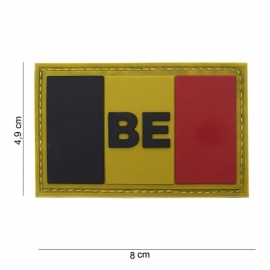 064 - Patch - BE Vlag België - (PVC-VELCRO)
