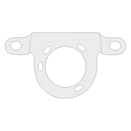 KURYAKYN, CARBURETOR/THROTTLE HOUSING SUPPORT BRACKET. CHR.
