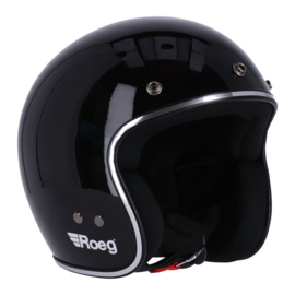 Roeg JETT helmet Glossy Black / Chrome