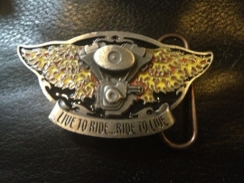 Belt Buckle - Harley Style Engine