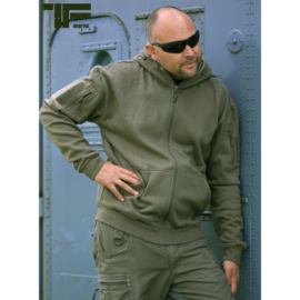 Tactical Hoodie with YKK zipper - Ranger Green