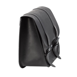 Leather Saddlebag 'Postman'. 30 liters (LARGE)
