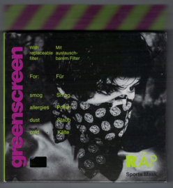 RÄP Face Mask - Greenscreen with Filter - Paisley Black