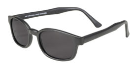 Sunglasses - X-KD's - Larger KD's -  Matte Black/Dark Grey Lens
