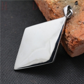 One Percent - 1% - Stainless Steel Pendant  [large]