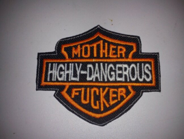 Patch - Highly Dangerous Motherfucker - SMALL