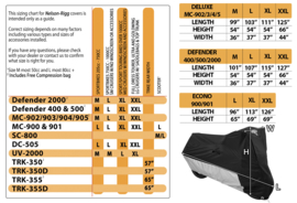 NELSON-RIGG MC 905 DELUXE COVER - High Visibility Yellow