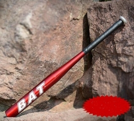 Baseball Bat - Alu - 20 inch - RED / SHORT!
