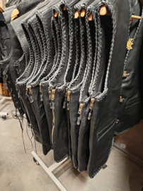 Leather Vest - The Viking - Side Zippers
