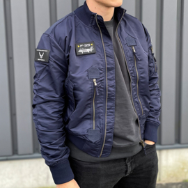 F-35 Flight Jacket - Navy Blue - Blauw