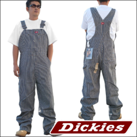 Dickies - Retro Bib Overall - Hickory Striped XS