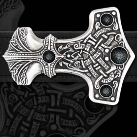 Alchemy - Thor's Thunder Hammer - Handcrafted Belt Buckle