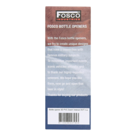 Bottle Opener - Veterans - Dutch Veteran - Army