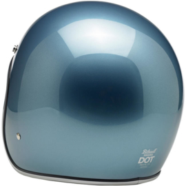 BiltWell Bonanza Helmet - Gloss Blue Steel (DOT)