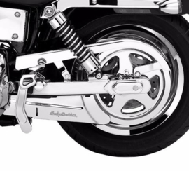 UPPER BELT GUARD, CHROME -HD  00-05 DYNA - FXD