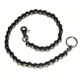 Biker Wallet Chain - Heavy Link Chain - Chrome