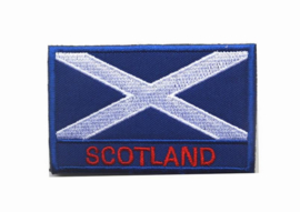 Velcro PATCH - Flag of Scotland (blue/white)