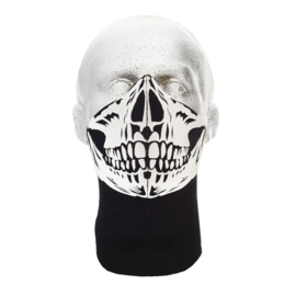 Bandero Face Mask - Skull Black - Long Neck