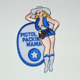 PATCH - PISTOL PACKIN' MAMA - CowGirl - Line Dancer