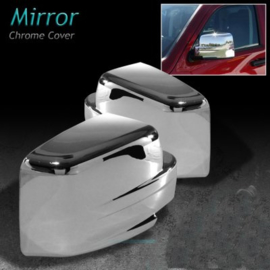 Dodge Nitro / Jeep Liberty Jeep Cherokee - Chrome Mirrors - Cap (2x)