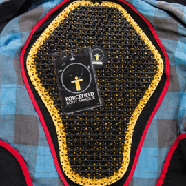 ForceField Body Armor - Back PROTECTOR - 4 layer CE-1