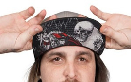 Down-n-Out Bad Example snapback cap grey/black