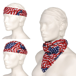 Multi Cap - Bandana - Scarf Waving USA