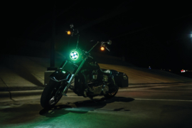 Orbit Prism L.E.D. Headlight with Bluetooth Controlled Multi-Color Halo