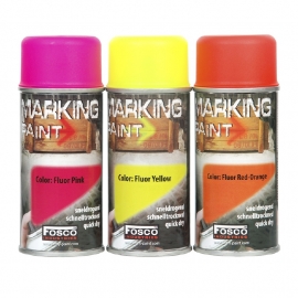 MARKING SPRAY FLUOR PAINT 150 ML. (6-pack) (choose your color)