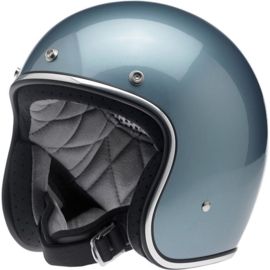 BiltWell Bonanza Helmet - Gloss Blue Steel (DOT)