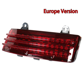 Red Tri-Bar LED Rear Tail Fender Tip Light HDI - Europe