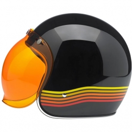 Biltwell Jet - Bubble Visor - Amber - Bubble Shield