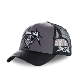 VON DUTCH METALLICA TRUCKER CAP BLACK