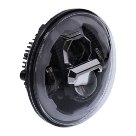 KC Bright, 7" LED headlamp unit. Black