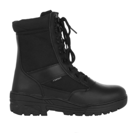 Sniper/Combat Boots - Leather & 3M breathing sides - BLACK