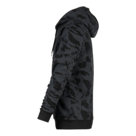 COMBAT Hoodie with zipper - Dark Night Camo [Black/Charcoal]