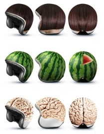 Funy Helmets (not for sale)