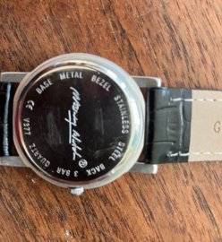 Money Watch - wristwatch with Dutch silver guilder