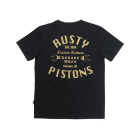 RUSTY PISTONS VISTA T-SHIRT BLACK