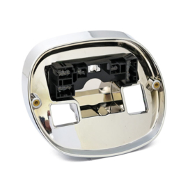 TAILLIGHT BASE - CHROME - 99-20 H-D models