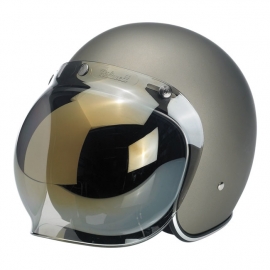 Biltwell Jet - Bubble Visor - Gold / Smoke Mirror [anti FOG]