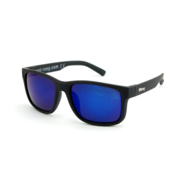 ROEG BILLY V2.0 SUNGLASSES, BLACK / REVO LENSES - BLACK/BLUE